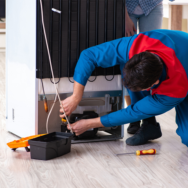 how much do you charge for refrigerator repair services in Fairdale North Dakota